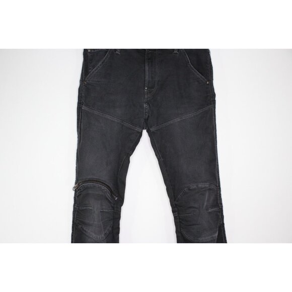 G-Star Raw Mens 33 x 32 5620 3D Zip Knee Skinny Jeans M1061 - Picture 2 of 5